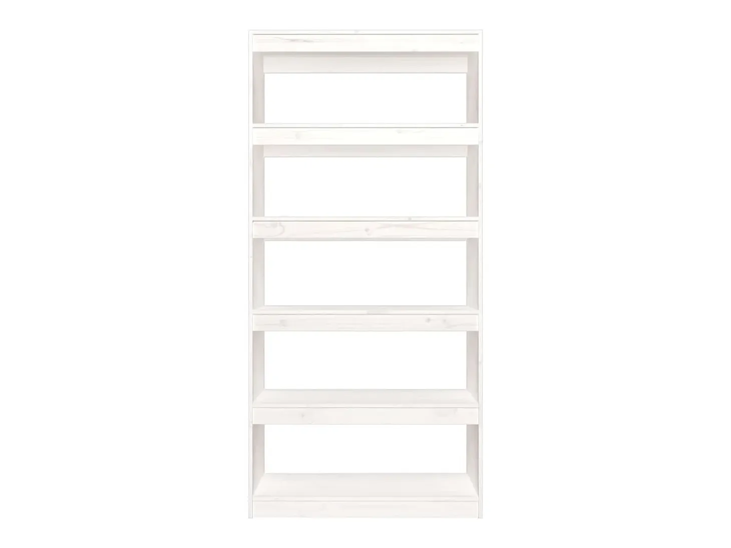 Aruna Estantería/divisor de espacios madera pino blanco 80x30x167,4cm