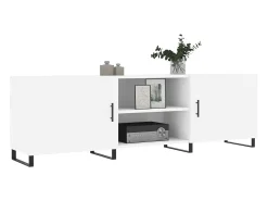 Astrid Helene Mueble para TV madera de ingeniería blanco 150x30x50 cm