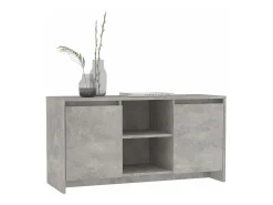 Atkinson Mueble de TV madera contrachapada gris hormigón 102x37,5x52,5cm