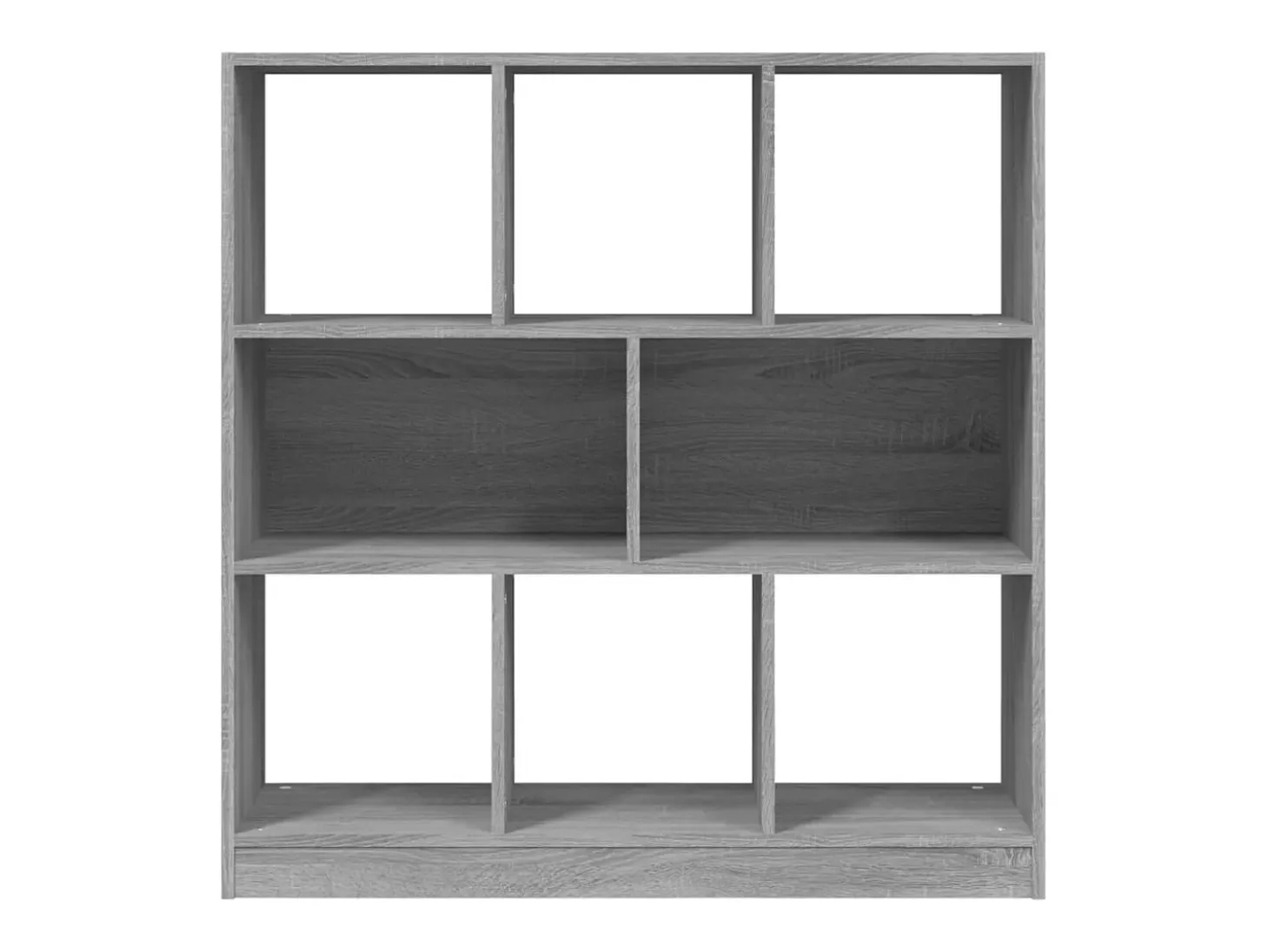 Avenra Estantería madera contrachapada gris Sonoma 97,5x29,5x100 cm