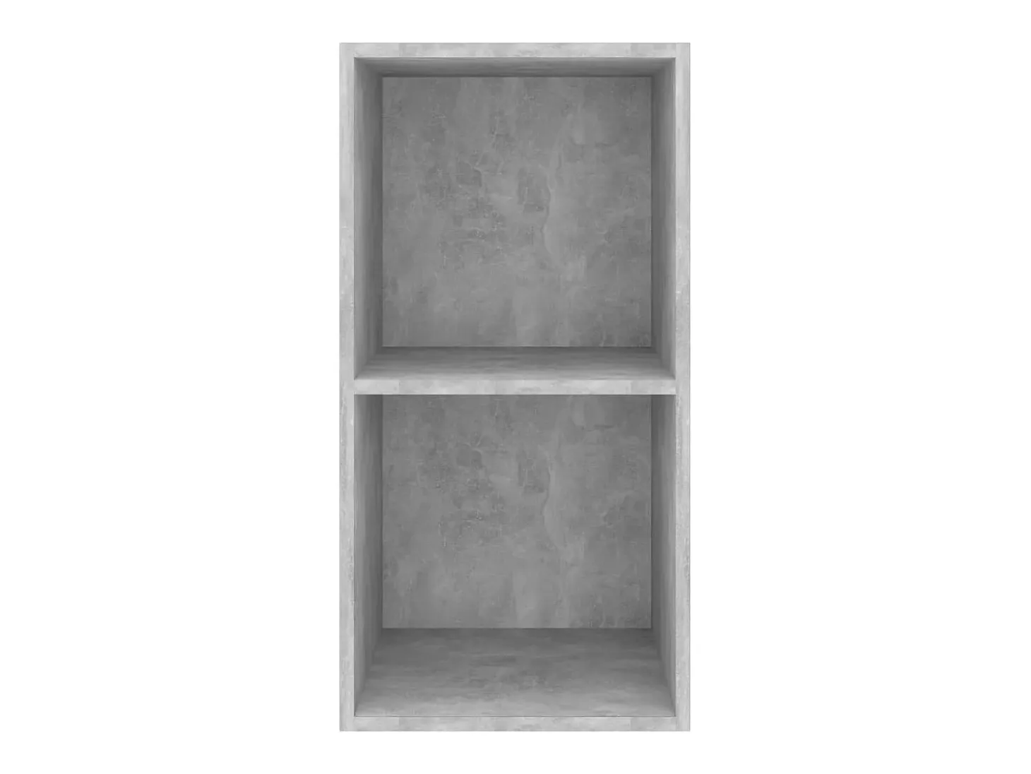 Aymee Mueble de pared de TV madera contrachapada hormigón 37x37x72 cm