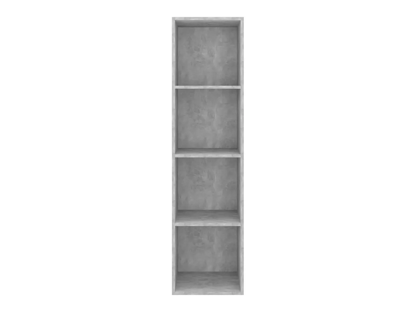Aymee Mueble TV pared madera contrachapada hormigón 37x37x142,5 cm