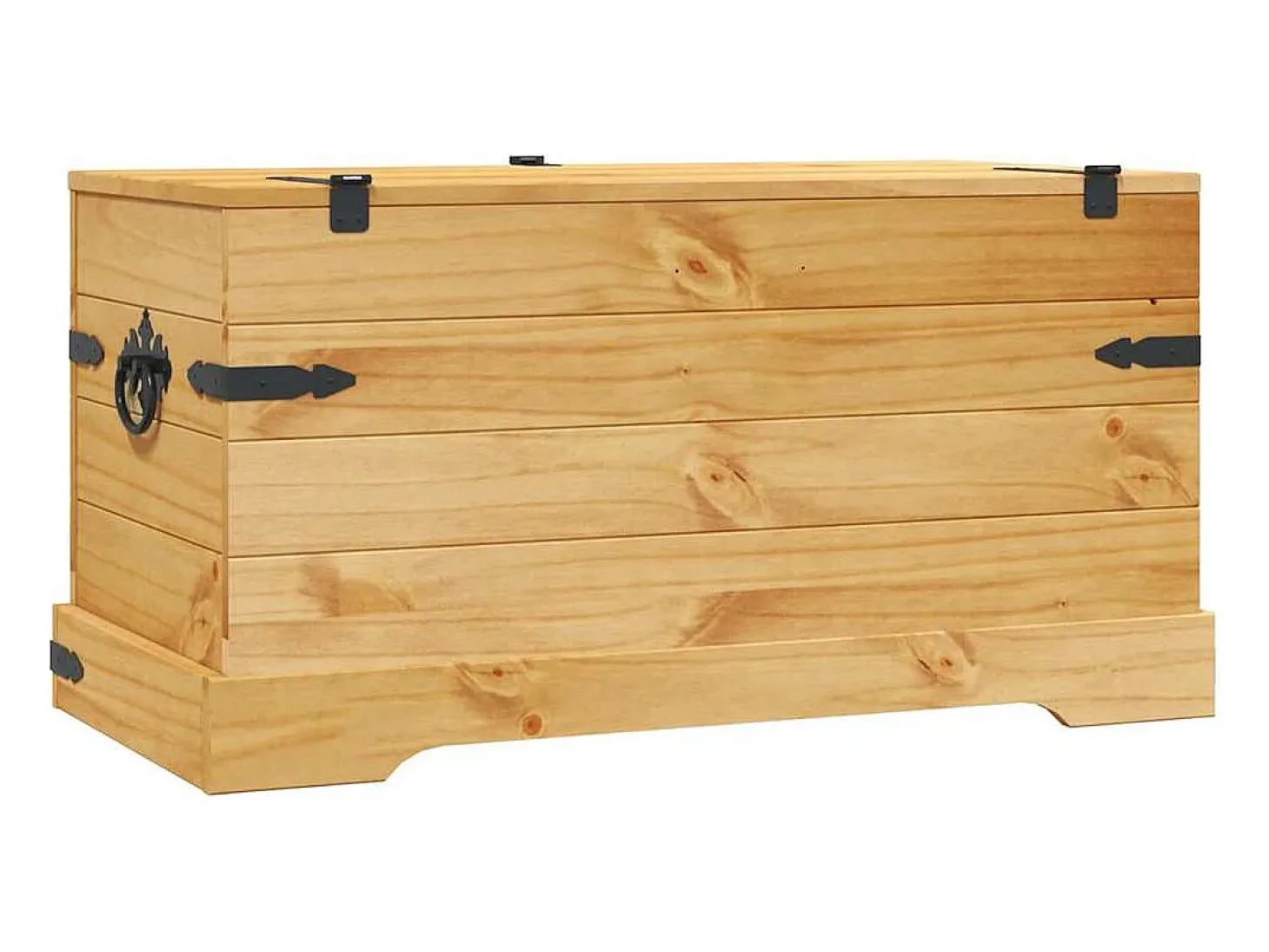 Baúl de almacenaje Corona Range de pino mexicano 91x49,5x47 cm
