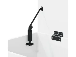 Baúl de almacenamiento madera contrachapada blanco 84x42x46 cm