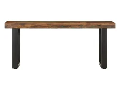 Banco 110 cm Madera maciza recuperada y acero