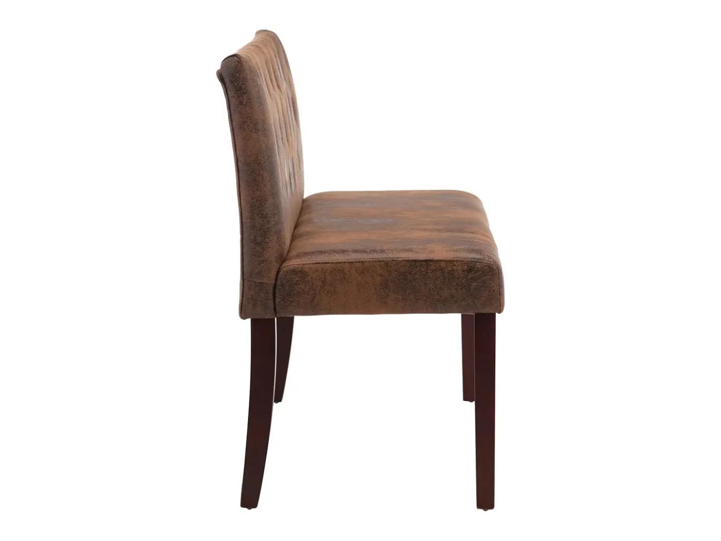 Banco 120 cm Marrón Similicuir daim