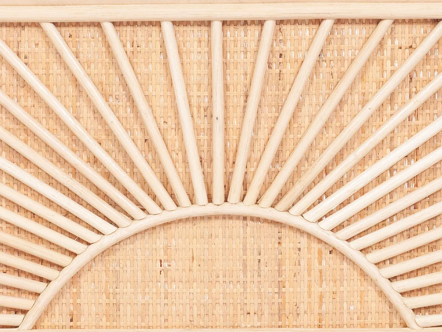 Banco baúl de mimbre trenzado con cojín,An.91 x P. 43 x Al. 51 cm, Natural, SOLEYA