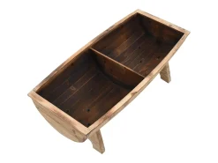 Banco con almacenaje Madera maciza y tela 103 x 51 x 44 cm