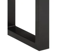 Banco de 160 cm fabricado en madera maciza recuperada y acero.