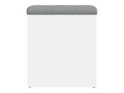 Banco de almacenaje blanco 42x42x45 cm madera de ingeniería