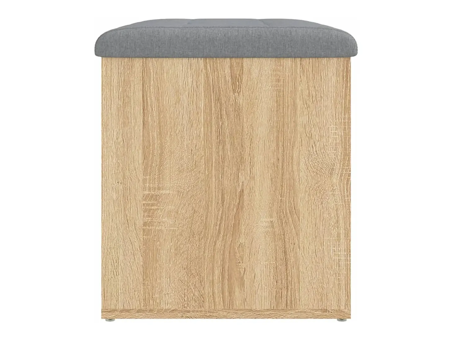 Banco de almacenaje de roble Sonoma 62x42x45 cm madera de ingeniería