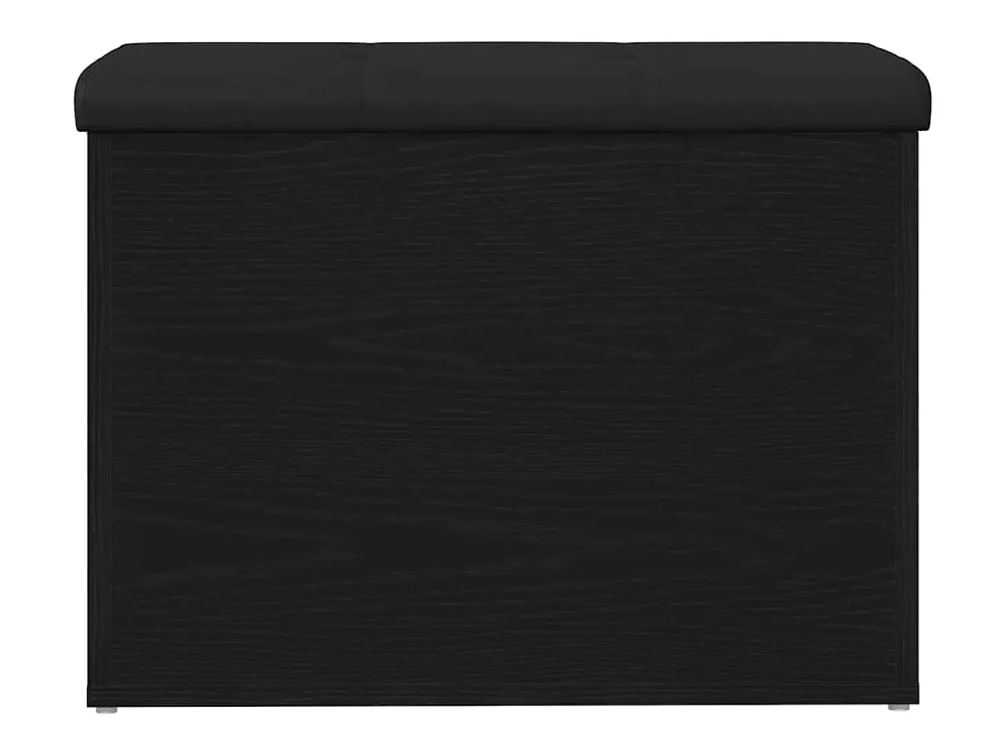 Banco de almacenamiento de roble negro 62 x 42 x 45 cm Madera de ingeniería