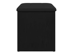 Banco de almacenamiento de roble negro 62 x 42 x 45 cm Madera de ingeniería
