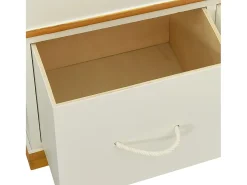 Banco de entrada de almacenamiento mueble zapatero