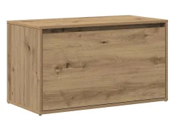 Banco de entrada 80x40x45 cm fabricado artesanalmente en madera de roble.