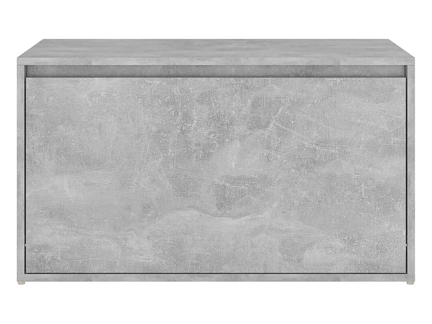 Banco de entrada 80x40x45 cm Gris hormigón Madera de ingeniería
