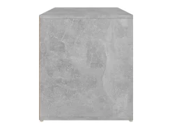 Banco de entrada 80x40x45 cm Gris hormigón Madera de ingeniería