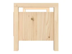 Banco de entrada 80x40x43 cm Madera maciza de pino