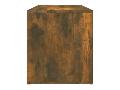 Banco de entrada 80x40x45 cm Roble ahumado Madera de ingeniería