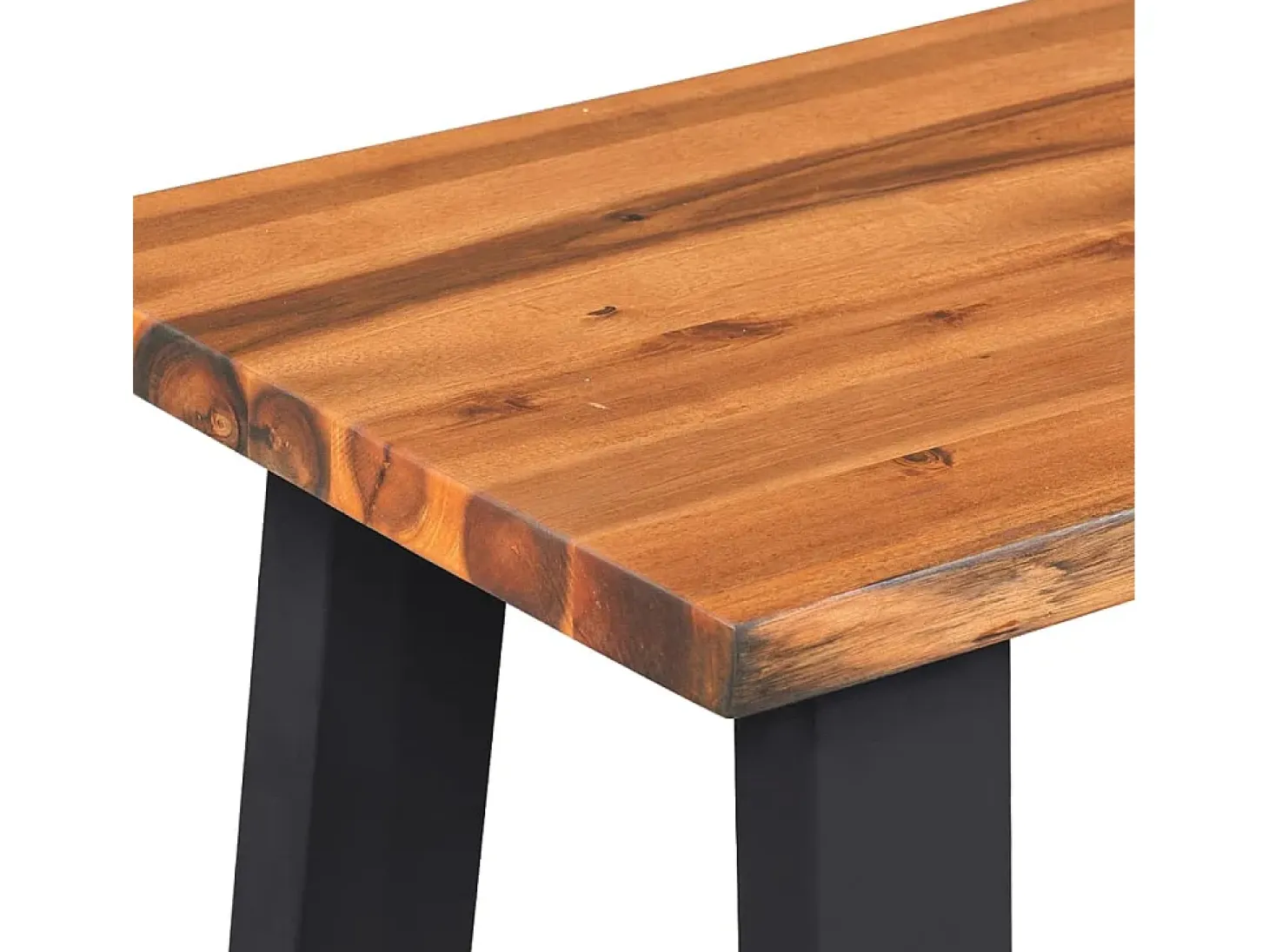 Banco de madera maciza de acacia 160 cm