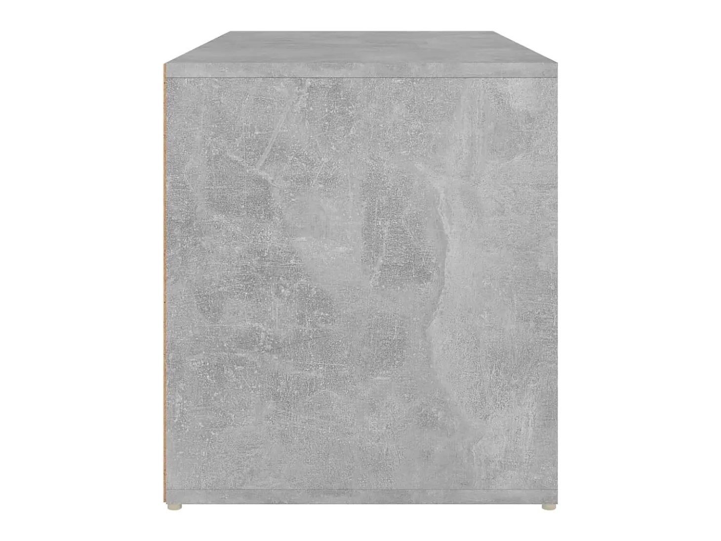Banco de pasillo madera de ingeniería gris hormigón 80x40x45 cm