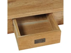 Banco de recibidor de madera de teca maciza 90x30x40 cm