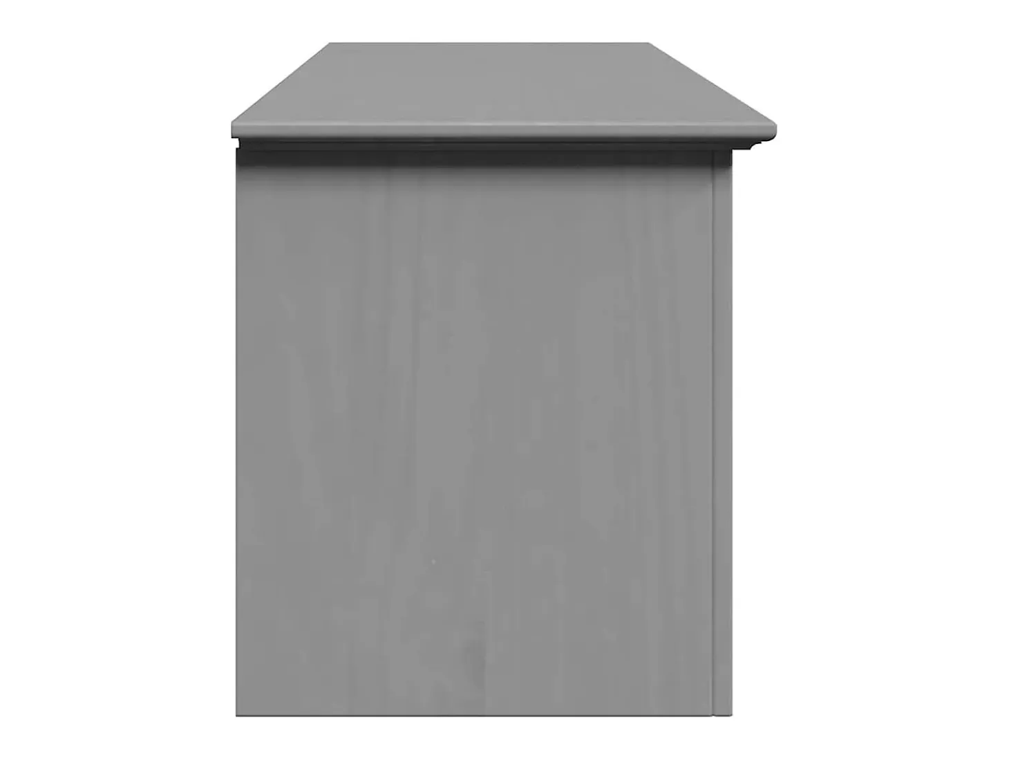 Banco de recibidor gris BODO 114x40x45 cm