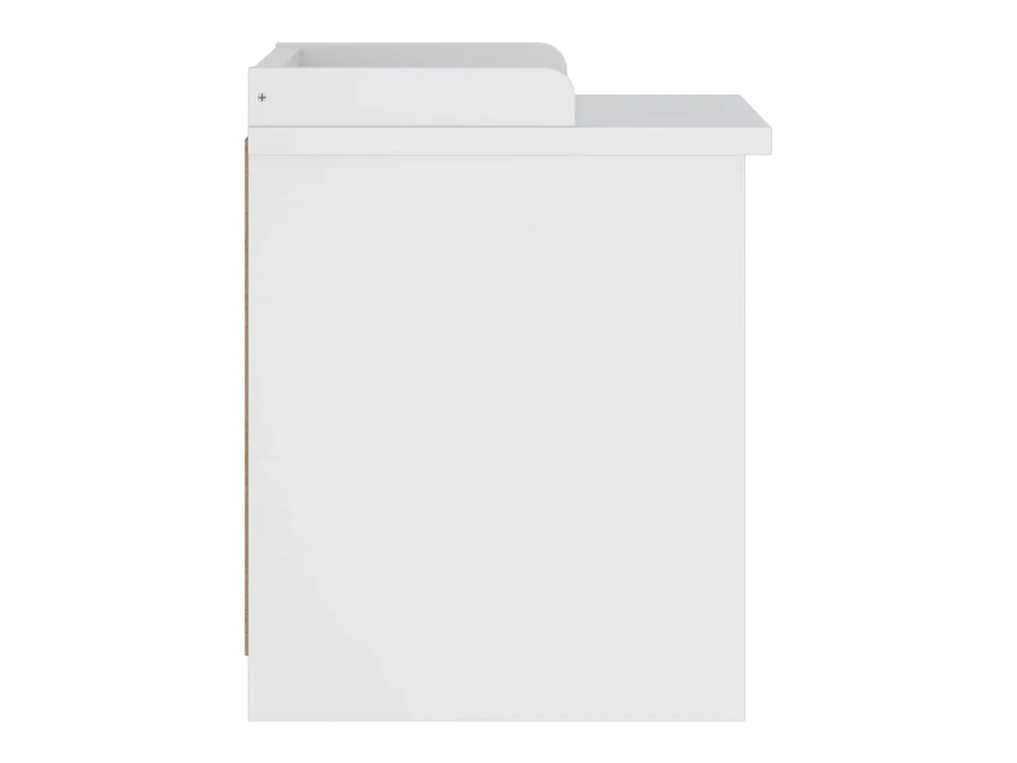 Banco de recibidor SANDNES blanco 45x40x50 cm madera maciza de pino