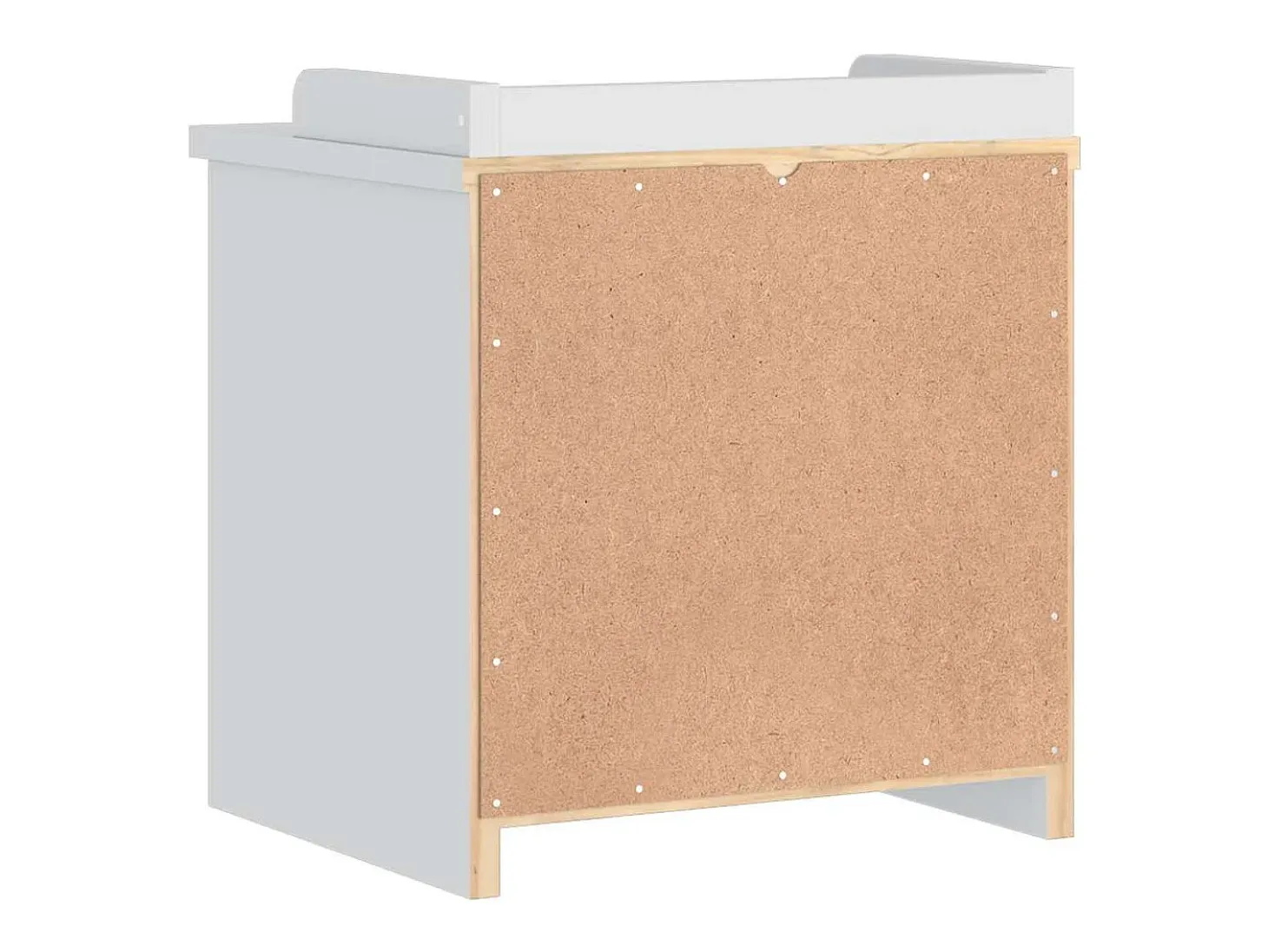 Banco de recibidor SANDNES blanco 45x40x50 cm madera maciza de pino