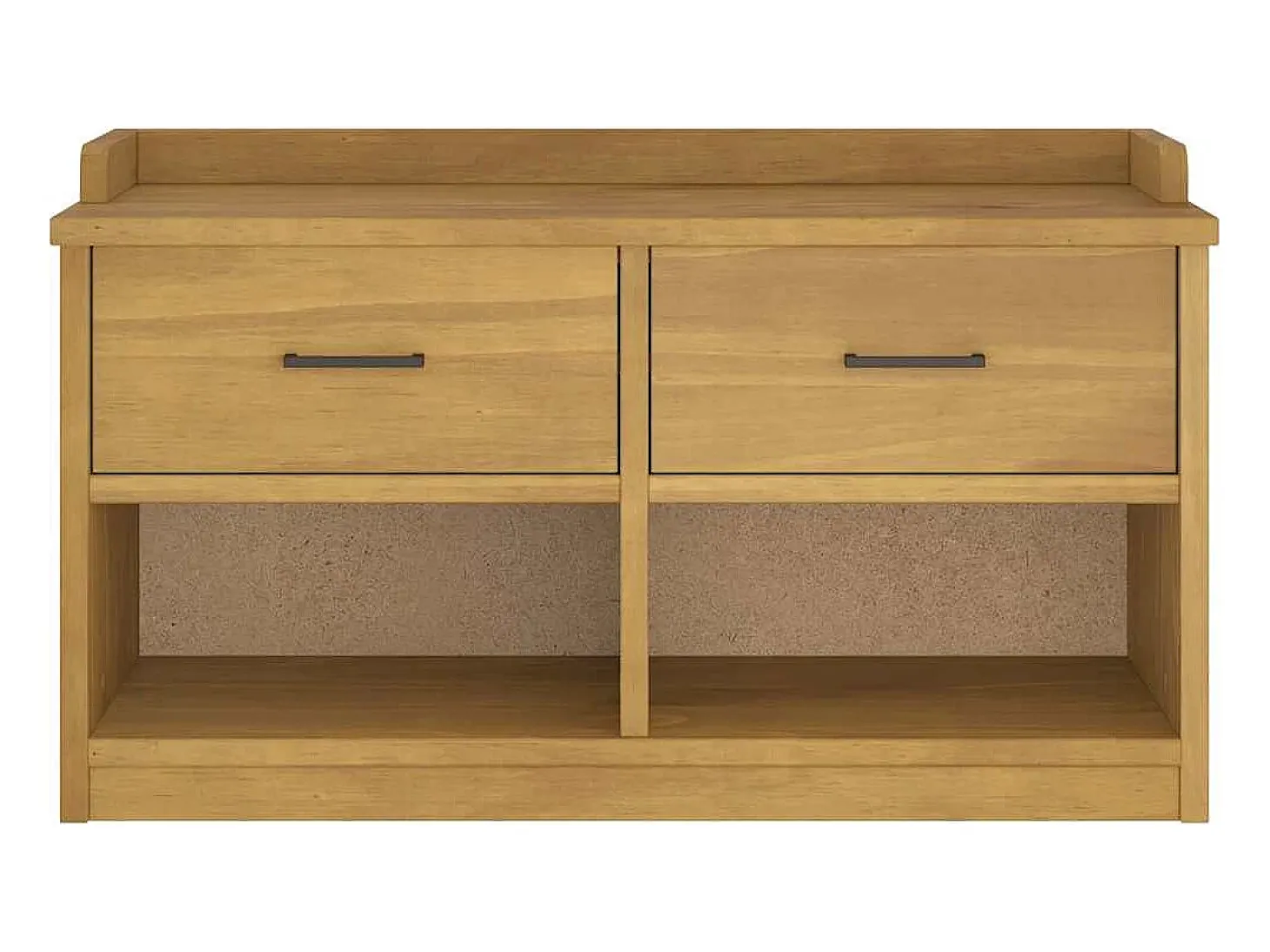 Banco de recibidor SANDNES 87x40x50 cm madera maciza de pino