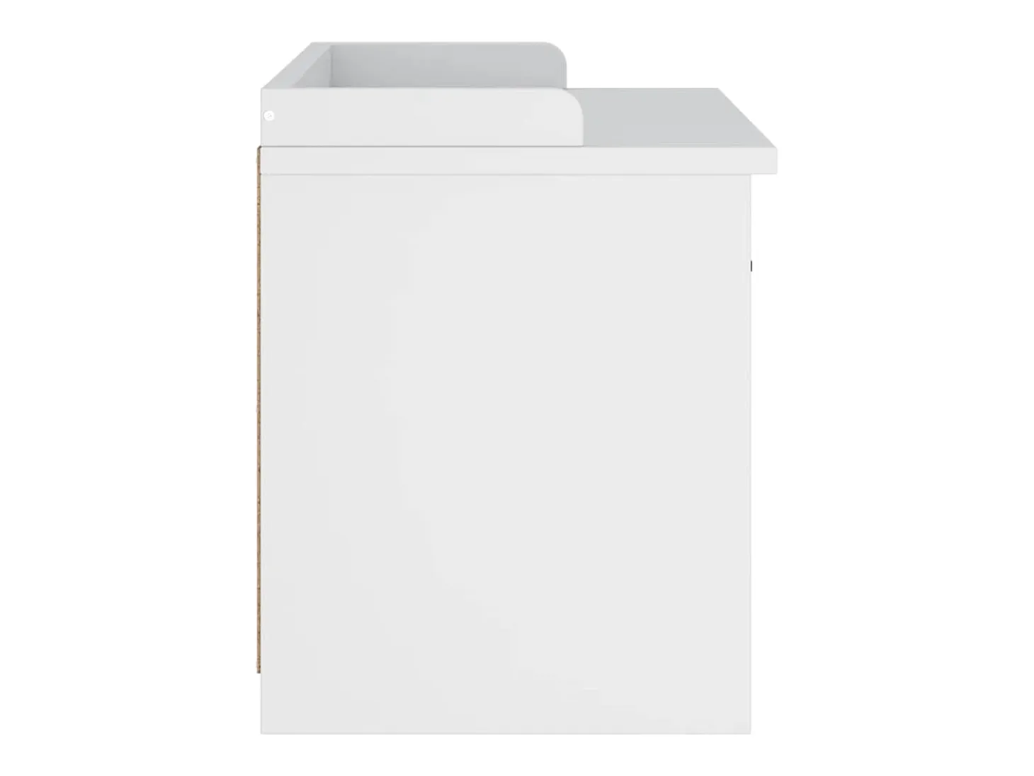 Banco de recibidor SANDNES blanco 87x40x50 cm madera maciza de pino