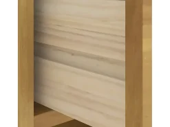 Banco de recibidor SANDNES 87x40x50 cm madera maciza de pino