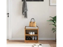 Banco de recibidor SANDNES 45x40x50 cm madera maciza de pino