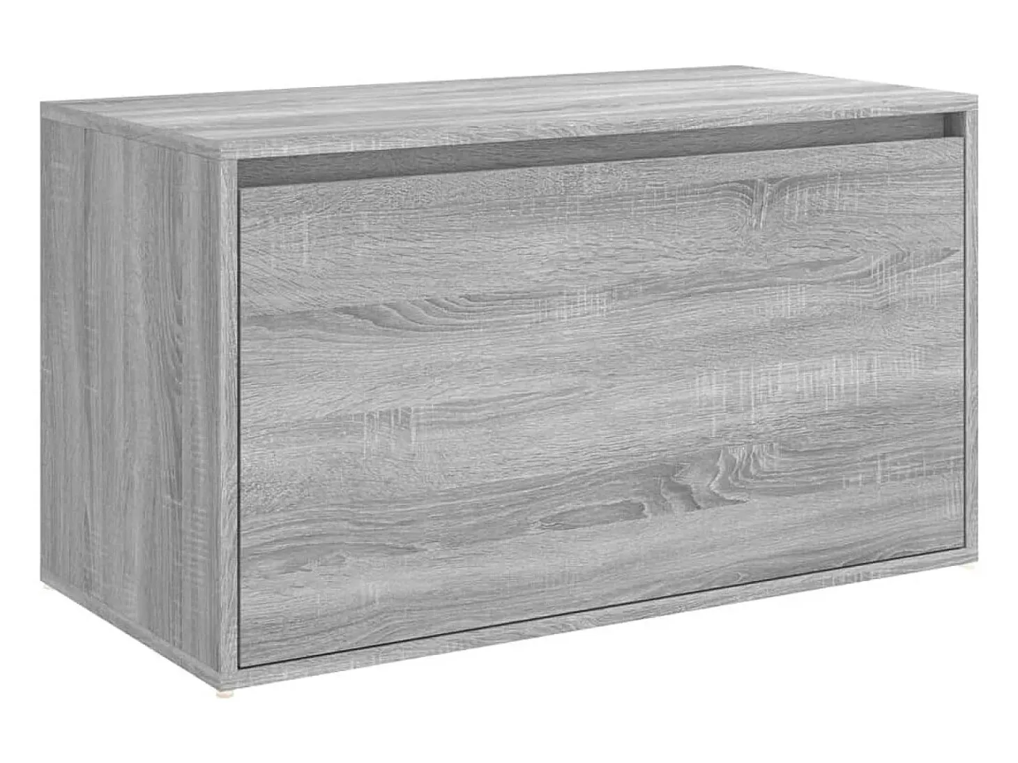 Banco de recibidor 80x40x45 cm Sonoma gris Madera de ingeniería