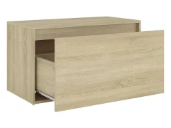 Banco de recibidor 80x40x45 cm Roble Sonoma Madera de ingeniería
