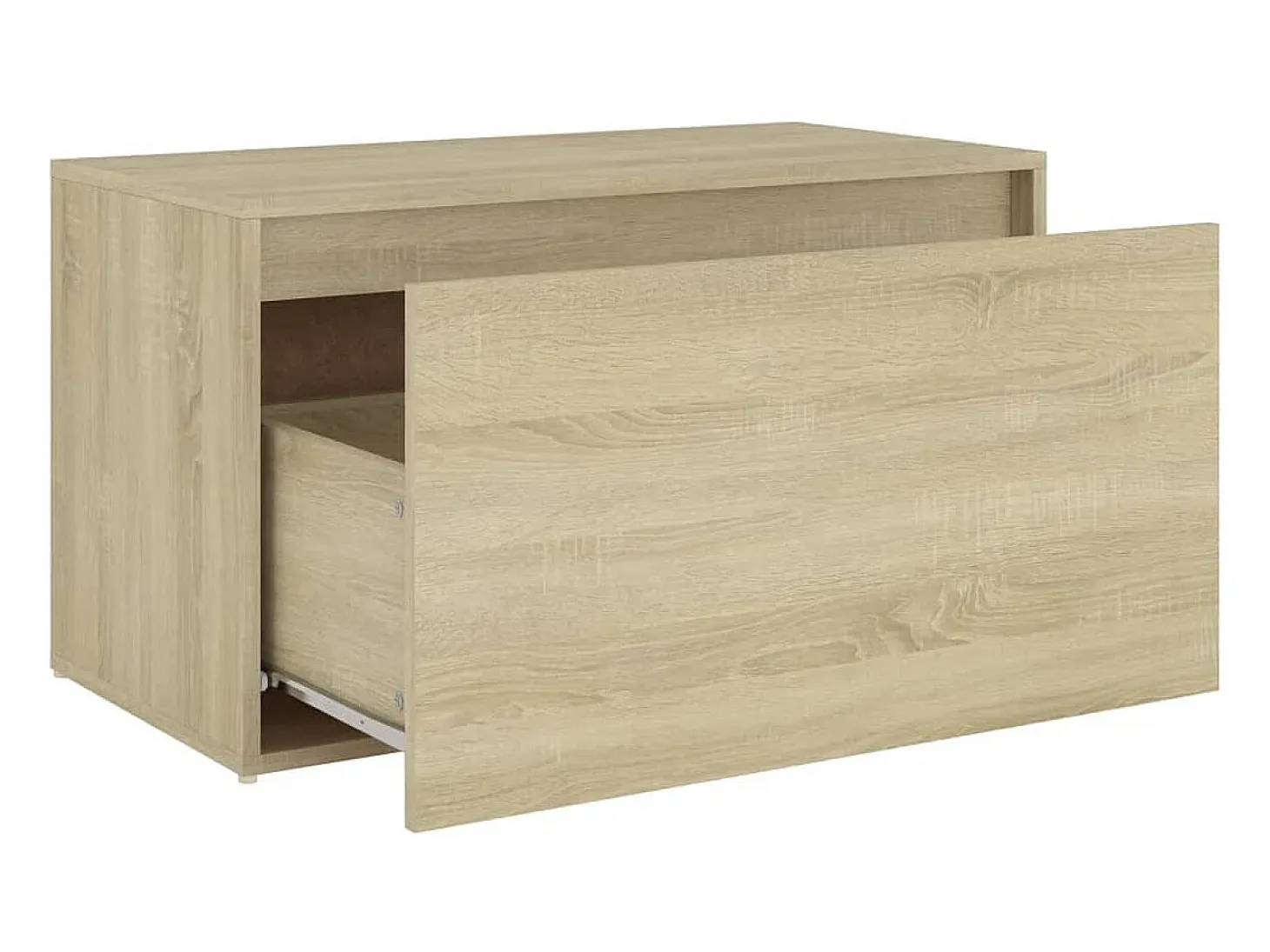 Banco de recibidor 80x40x45 cm Roble Sonoma Madera de ingeniería