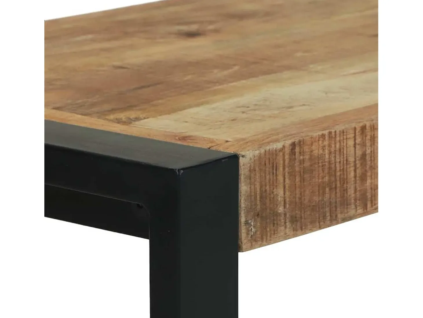 Banco Marrón 100 x 35 x 45 cm Madera Maciza de Mango