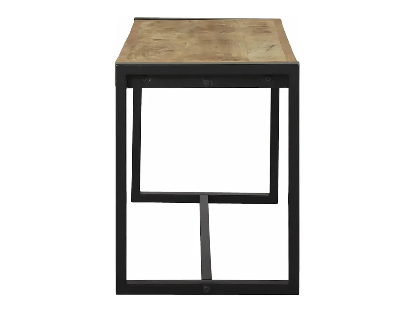 Banco Marrón 100 x 35 x 45 cm Madera Maciza de Mango