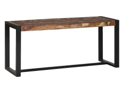 Banco Multicolor 100 x 35 x 45 cm Madera maciza recuperada