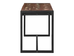 Banco Multicolor 100 x 35 x 45 cm Madera maciza recuperada