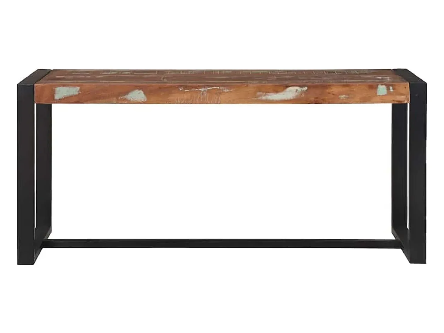 Banco Multicolor 100 x 35 x 45 cm Madera maciza recuperada