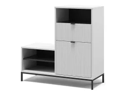 Banco para zapatos blanco 100x40x98.5 eliza