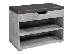 Banco para zapatos hormigón 60x30x45 rolfe