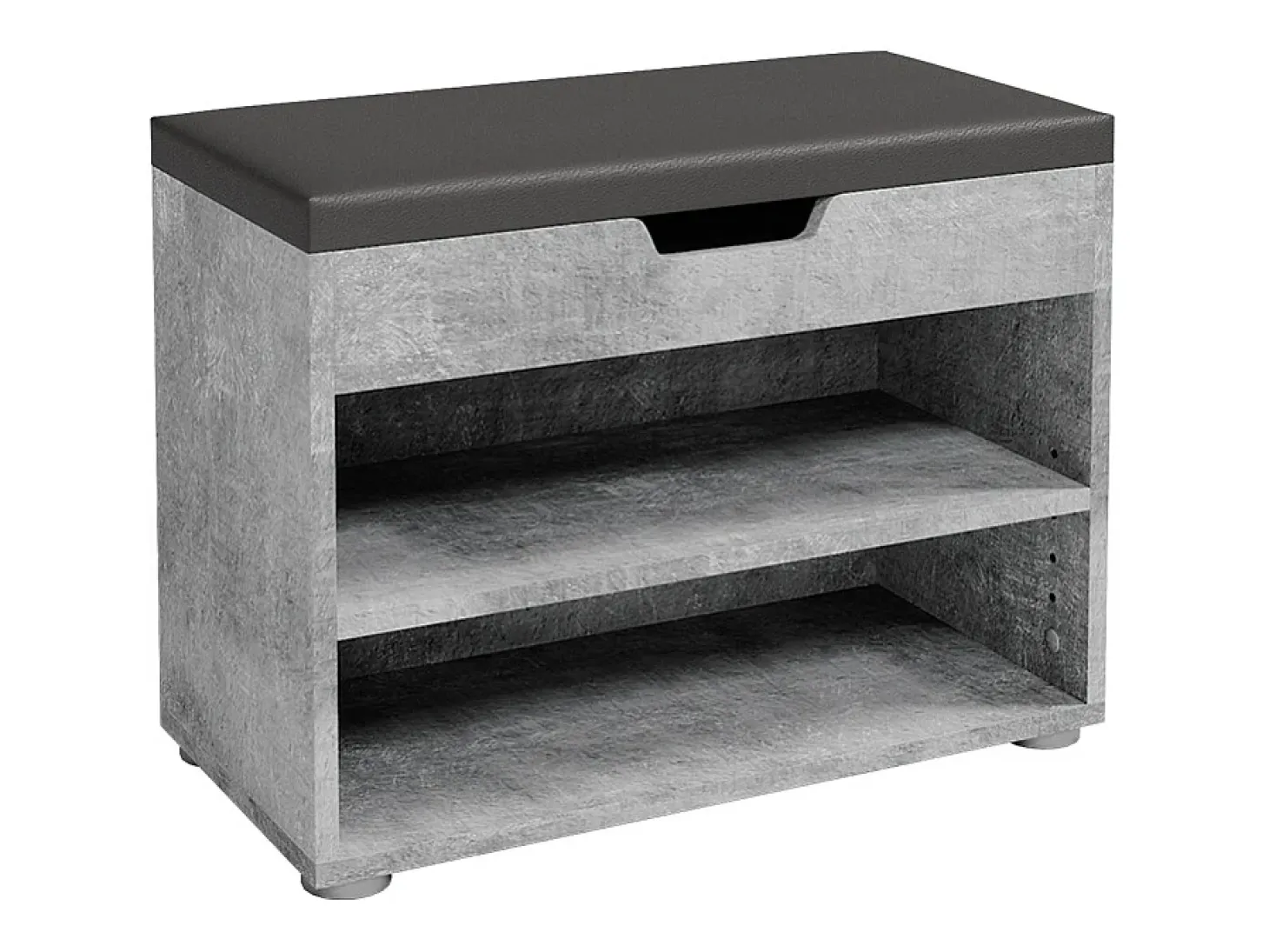 Banco para zapatos hormigón 60x30x45 rolfe