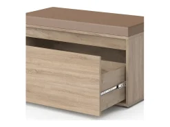 Banco para zapatos sonoma 80x39x45 iker