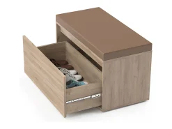 Banco para zapatos sonoma 80x39x45 iker
