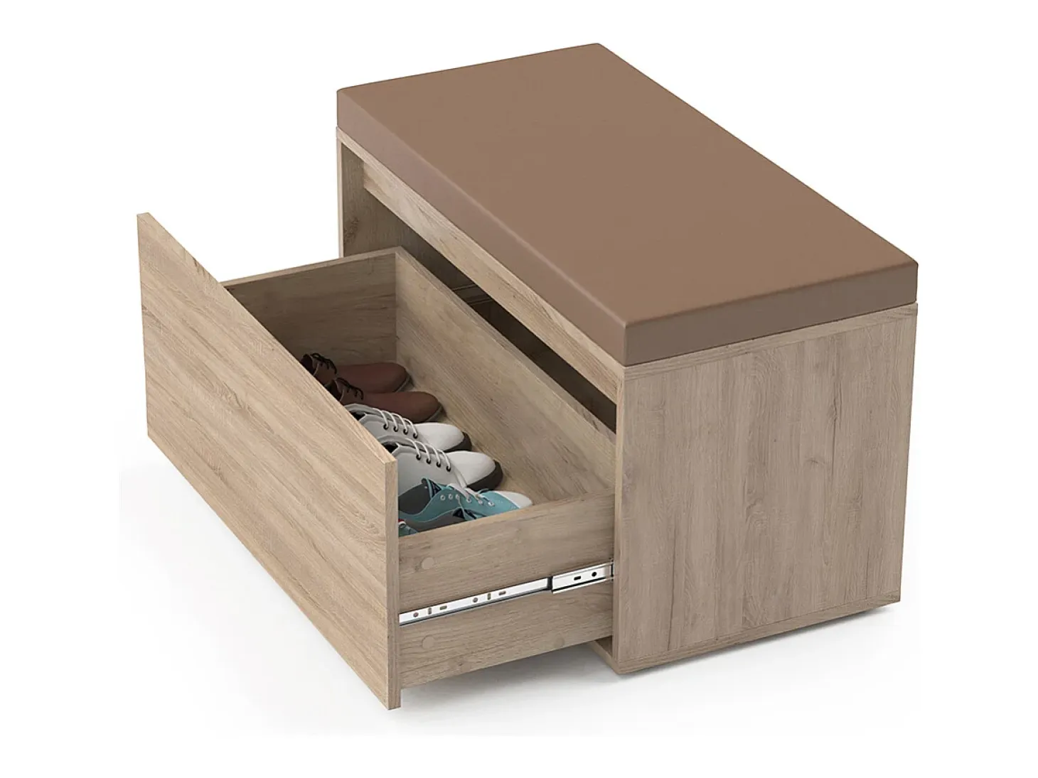 Banco para zapatos sonoma 80x39x45 iker