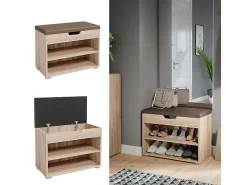 Banco para zapatos sonoma 60x30x45 rolfe