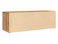 Banco zapatero artesanal de roble 105x35x35 cm