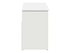 Banco zapatero blanco 102x30,5x45 cm madera de ingeniería